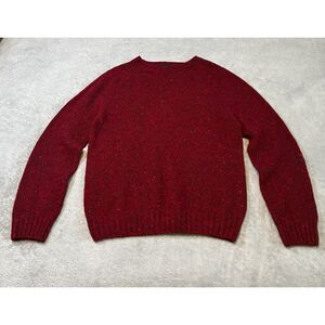 HOWLiN' 100% Merino Wool Red Speckled Sweater